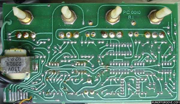 Ross Flanger circuit board trace side