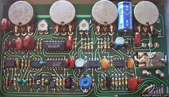 Ross Flanger circuit board