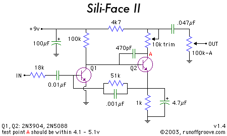 Sili-Face II schematic