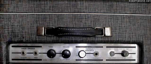Supro 16T. I wish it had the original speaker. My father helped me put a grounded plug on it a couple years back since the original one was pretty beat. Unfortunately, I don't let myself enjoy it as much as I should.  I'm too scared of rust from exposure to humidity.