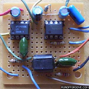 Uglyface perfboard, top